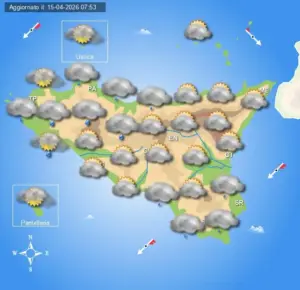 Meteo Sicilia di giovedì 16 aprile
