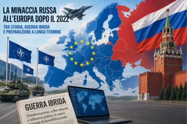 La minaccia russa all’Europa dopo il 2022: tra storia, guerra ibrida e preparazione a lungo termine
