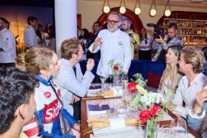 Cena a sorpresa Barilla per le famiglie della Formula 1 al Gran Premio di Miami.