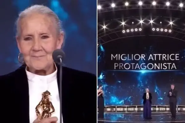 Aurora Quattrocchi vince il David di Donatello a 83 anni: “Voglio continuare a lavorare”