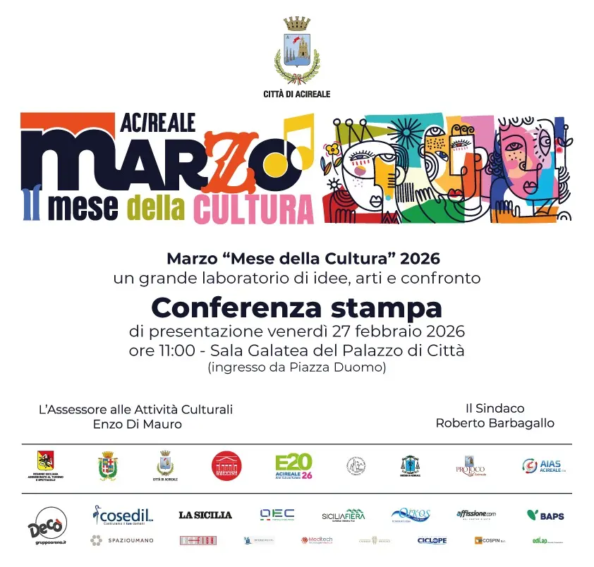 Presentazione a Palermo di “Marzo. Il Mese della Cultura 2026”