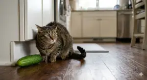 Perché i gatti “odiano” i cetrioli (e la verità è molto diversa da quella che pensi)