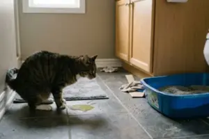 Perché il gatto fa la pipì fuori dalla lettiera e quando preoccuparsi