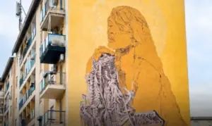 Palermo omaggia Rosalía: nel quartiere Santa Rosalia un grande murales dedicato alla cantante catalana