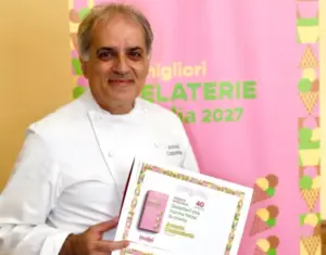 Antonio Cappadonia tra i primi 5 gelatieri italiani che il Gambero Rosso