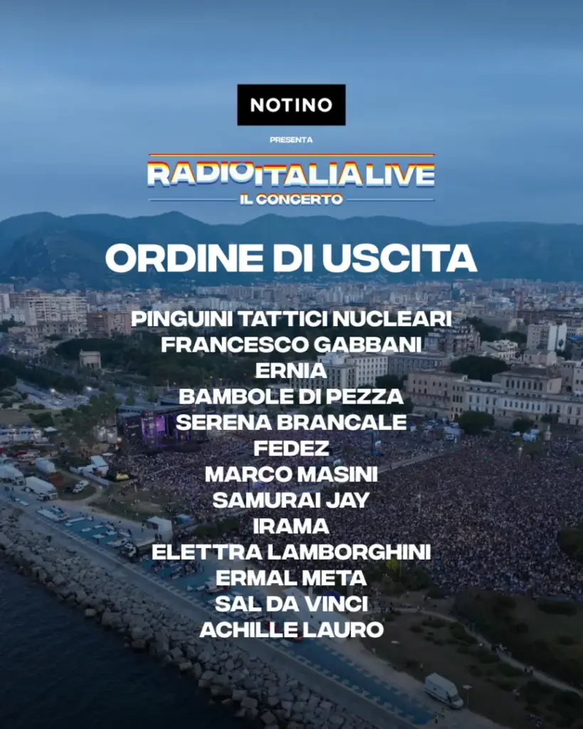 Palermo, Foro Italico, il più grande evento gratuito di musica live in Italia!