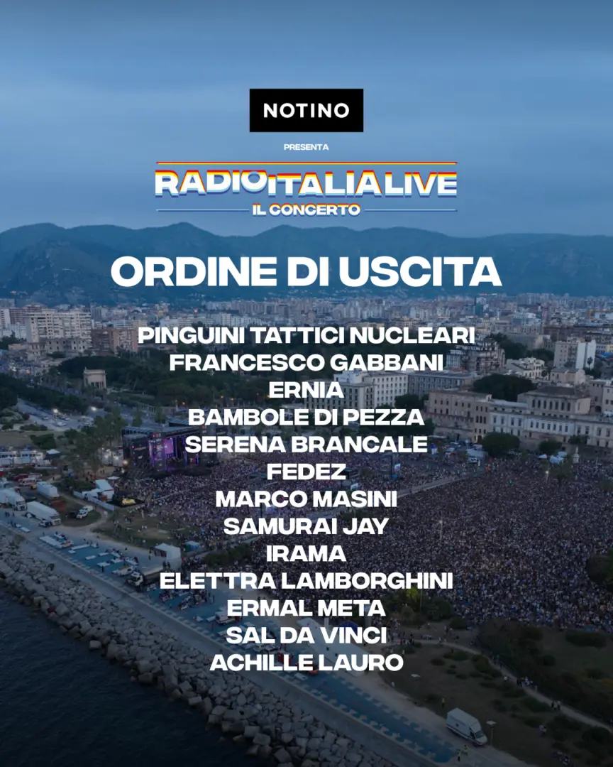 Palermo, Foro Italico, il più grande evento gratuito di musica live in Italia!