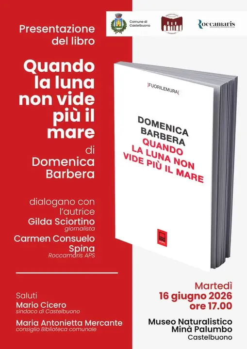 “Quando la luna non vide più il mare”: a Castelbuono la presentazione del libro di Domenica Barbera