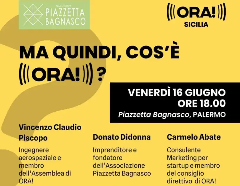 Giovani, merito e partecipazione: “ORA!” protagonista a Piazzetta Bagnasco