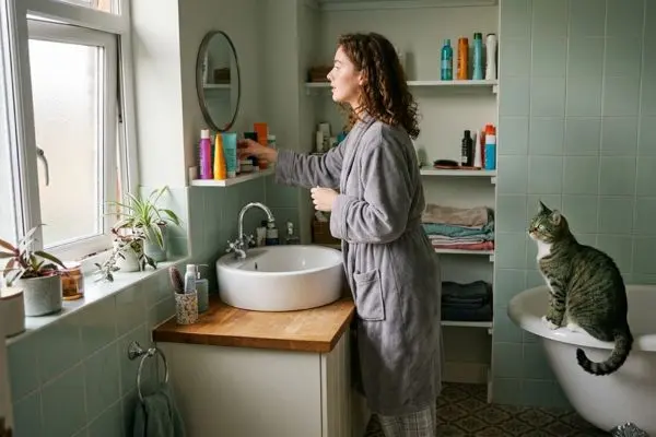 Il mistero del gatto che non ti lascia mai solo: perché ti segue anche in bagno?