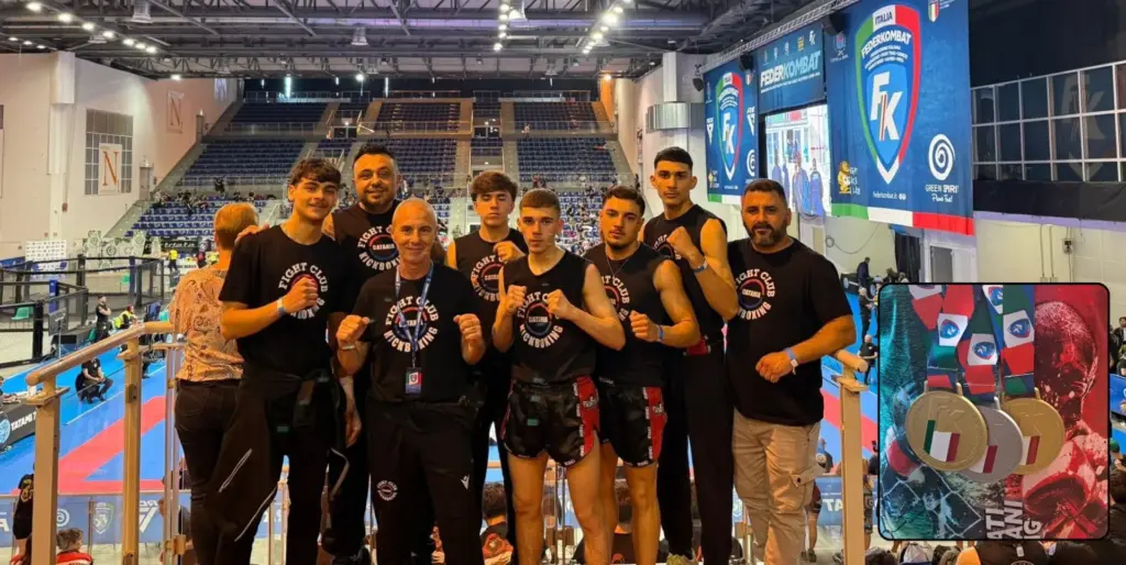 Oro e argento per la Fight Club Kickboxing Catania ai campionati Italiani di Kickboxing Tatami Federkombat 2026
