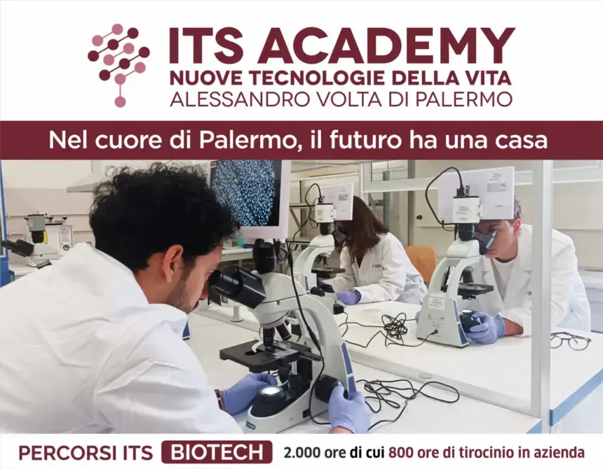Ufficiale la data di selezione per l’ammissione ai percorsi post-diploma Biomed e Biotech dell’ITS Academy Nuove Tecnologie della Vita A. Volta di Palermo