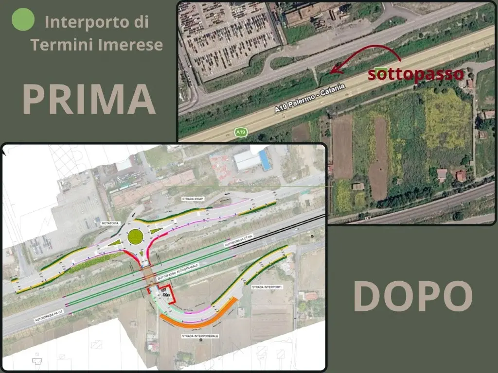 Interporto di Termini Imerese: al via il primo step per il sottopasso autostradale, con la consegna delle aree per l’avvio dei lavori