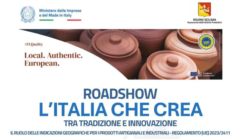 A Palermo venerdì 10 luglio arriva il roadshow “L’Italia che crea”. Tra tradizione e innovazione”
