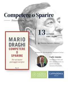 Competere o sparire? Carlo Amenta riflette sull’Europa partendo dal libro di Mario Draghi