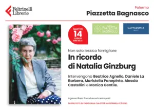 Voce del nostro tempo: martedì 14 luglio, Feltrinelli Palermo rende omaggio a Natalia Ginzburg
