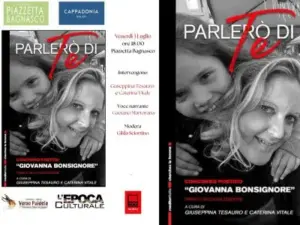 “Parlerò di te”, la poesia per ricordare Giovanna Bonsignore: presentazione in piazzetta Bagnasco