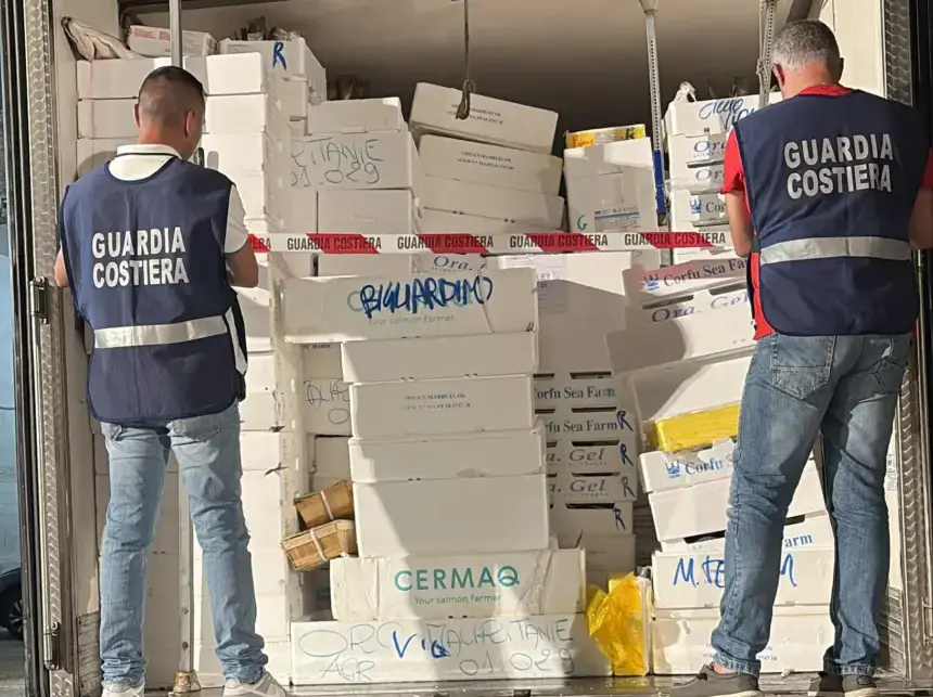 Bagheria, scoperto mercato ittico abusivo: sequestrate quattro tonnellate di pesce
