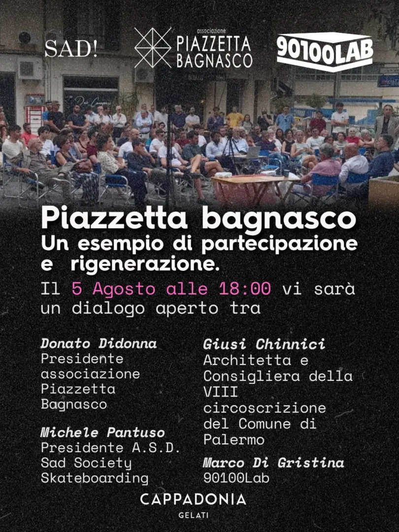 ll significato sociale degli spazi urbani. Se ne parla martedì 5 agosto in piazzetta Bagnasco