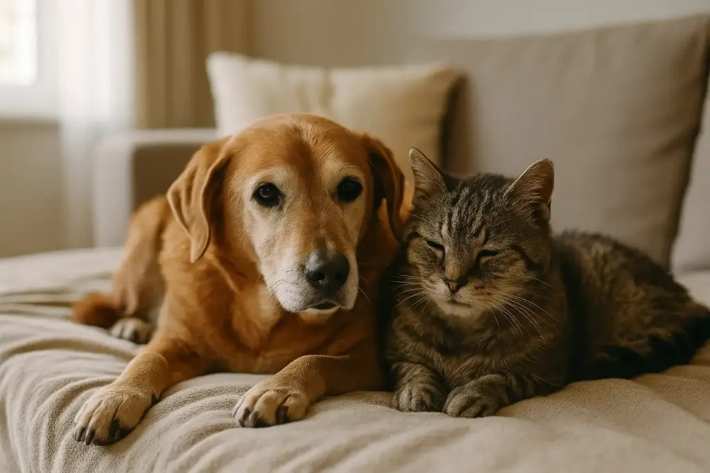 Quando l’animale domestico invecchia, come cambia la vita insieme