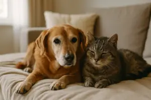 Quando l’animale domestico invecchia, come cambia la vita insieme