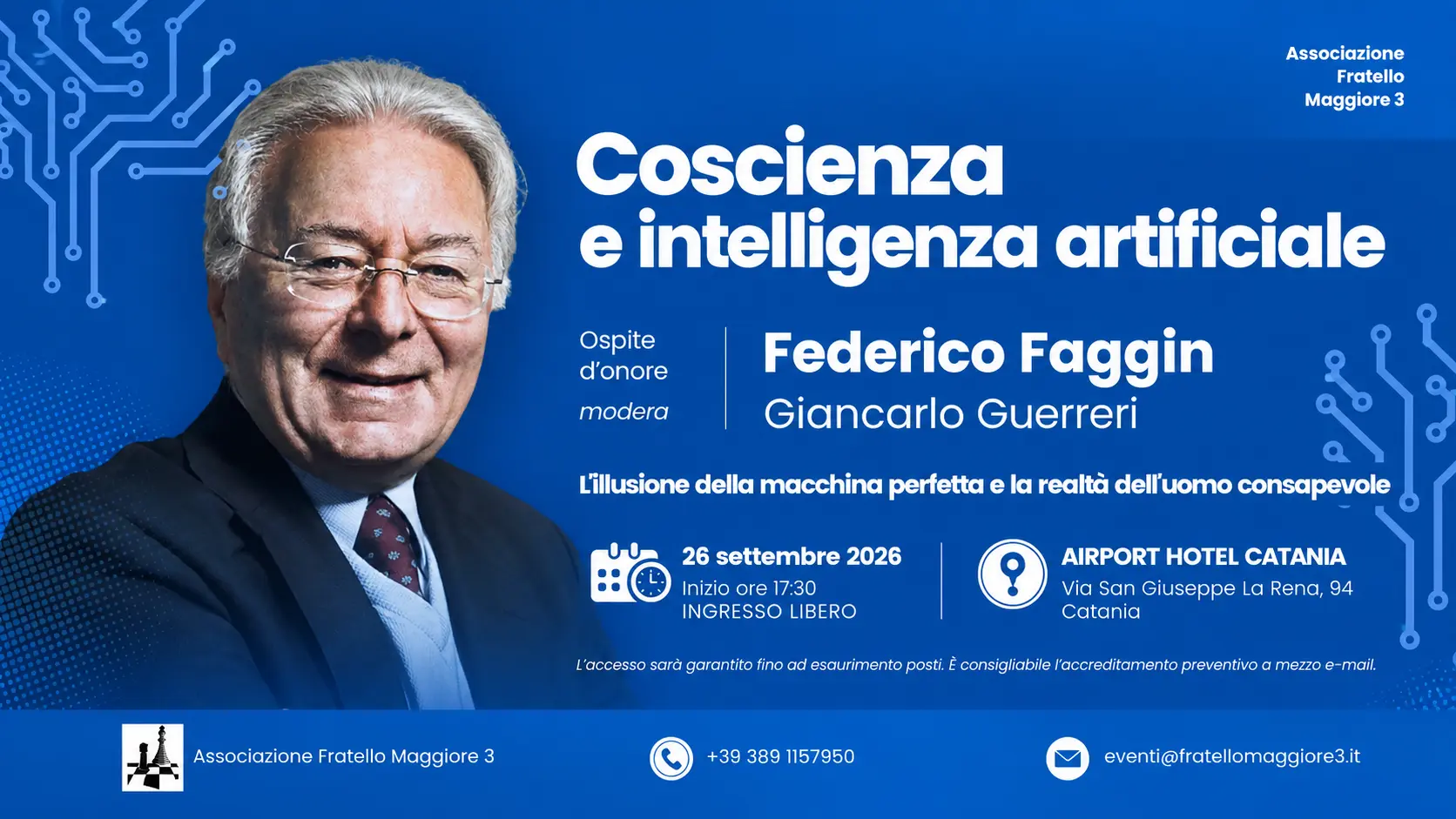Federico Faggin arriva a Catania: il padre del microprocessore protagonista di un incontro su coscienza e intelligenza artificiale Federico Faggin arriva a Catania: il padre del microprocessore protagonista di un incontro su coscienza e intelligenza artificiale