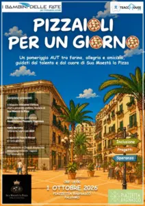 In piazzetta Bagnasco, giovedì 1 Ottobre, protagonista “sua maestà la pizza” e i ragazzi di “Teacch House