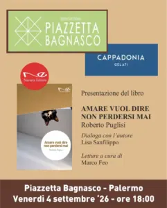 “Amare vuol dire non perdersi mai” l’ultimo libro di Roberto Puglisi