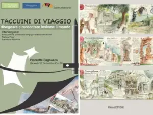 In piazzetta Bagnasco i “taccuini di viaggio Palermo /Sketchcrawl” che invitano a raccontare la città attraverso il disegno