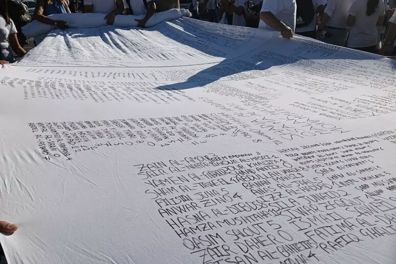 Palermo, cinquemila studenti in corteo per ricordare i bambini morti a Gaza