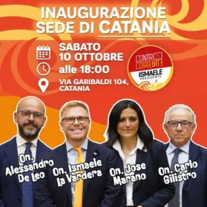 La deputata di ControCorrente Marano inaugura la sua segreteria politica a Catania: “Una nuova casa per il dialogo per Catania e provincia”