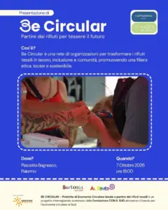 Trasformare i rifiuti in prodotti tessili. Se ne parla mercoledì 7 ottobre in piazzetta Bagnasco