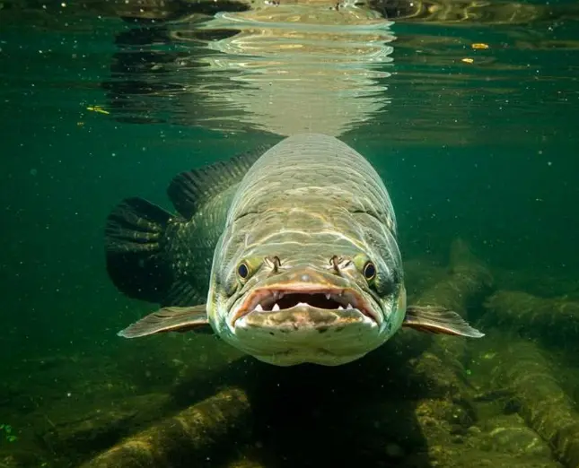 L’arapaima, il gigante dei fiumi che deve salire in superficie per respirare