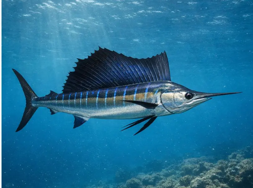 Il pesce vela e la sua velocità: quanto c’è di vero nella fama di animale più rapido del mare?