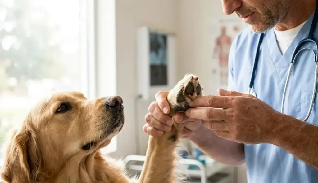 Zampe e cuscinetti: i piccoli segnali che possono rivelare un problema