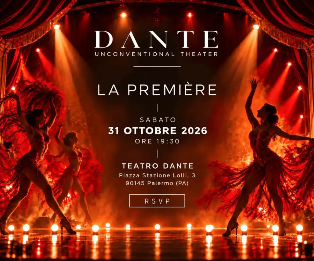 Il Teatro DANTE riaccende le sue luci: sabato 31 ottobre “La Première”