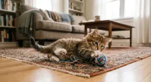 Gattino piccolo in casa: come gestire la sua esuberanza senza stress