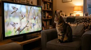 Anche ai gatti piace guardare la tv: ecco cosa vedono davvero sullo schermo