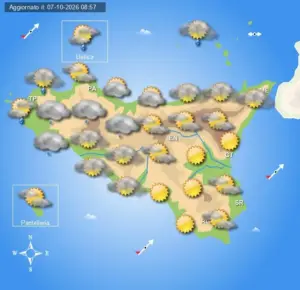 Meteo Sicilia di sabato 10 e domenica 11 ottobre